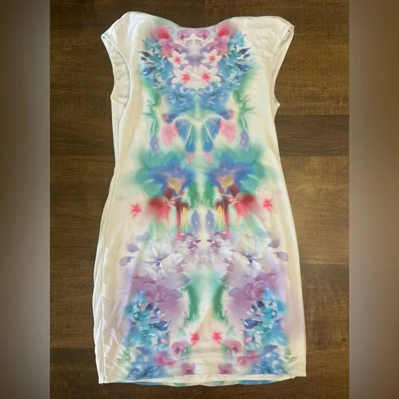 AFRM Multicolor Abstract Mini Dress - Picture 5 of 10